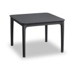 Scab - table de jardin, table d'appoint d'ext�rieur - 60x60 - argo anthracite en plastique design
