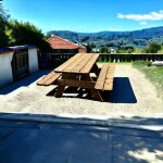 Jardinatoire - table de jardin en bois massif de 240 cm, classe 3 marron, faible encombrement, 100% franaise ...