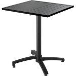 Oviala - table de jardin carre en aluminium