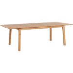 Table de jardin extensible 180 / 240 x 100 cm en bois d'accacia avec une touche r�tro et minimaliste ...
