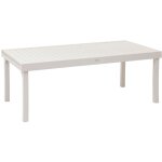 Hesperide - table de jardin extensible piazza en aluminium