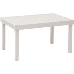 Hesperide - table de jardin extensible piazza en aluminium