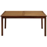 Miliboo - table de jardin extensible rallonges intgres en bois massif l160 - 210 cm mayel