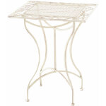 Clp - table de patio bon ton chic avec motifs inspirant diverses couleurs colore : cr�me antique