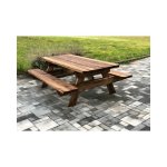Jardinatoire - table de jardin & pique - nique - 3m - 8 - 10 personnes - section renforc�e - id�al pour ...