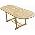 C&l jardin - table de jardin en teck mahui 8 / 10 places
