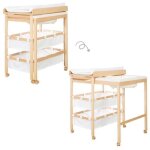 Table a langer extensible avec baignoire - roba - baby pool - matelas a langer 'roba style' blanc inclus ...