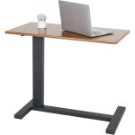 Unho - table de lit  roulettes table roulante rglable en hauteur de 66  90 cm pour lit mdicalis ...
