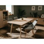 Abitare - table � manger 160x90 cm ch�ne clair - agrigento