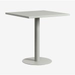 Sklum - table de cuisine carr�e 70x70 cm en m�tal mizzi vert kaki