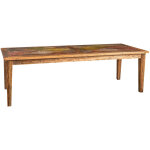 Biscottini - table à manger country shabby rectangulaire ou carrée solide bureau taverne salle de réunion ... Biscottini - table à manger country shabby rectangulaire ou carrée solide bureau taverne salle de réunion ...