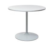 Table  manger design ronde blanche d90 cm calista