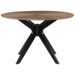 Miliboo - table à manger design ronde noyer d120 cm dielli Miliboo - table à manger design ronde noyer d120 cm dielli