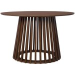 Table � manger effet bois noyer. pieds bois de sapin 4 places �120cm