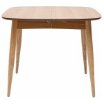 Miliboo - table à manger extensible carrée en bois clair l90 - 130 cm nordeco Miliboo - table à manger extensible carrée en bois clair l90 - 130 cm nordeco