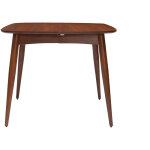 Miliboo - table à manger extensible carrée en bois foncé l90 - 130 cm nordeco Miliboo - table à manger extensible carrée en bois foncé l90 - 130 cm nordeco