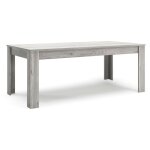 Azura home design - table � manger extensible elisa 160 - 210 cm ch�ne gris
