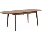 Sweeek - table à manger extensible ovale couleur noyer lisa 6 à 8 places. 160 à 210cm Sweeek - table à manger extensible ovale couleur noyer lisa 6 à 8 places. 160 à 210cm