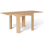 Idmarket - table à manger extensible rectangle dona 4 - 8 personnes hêtre 80 - 160cm Idmarket - table à manger extensible rectangle dona 4 - 8 personnes hêtre 80 - 160cm