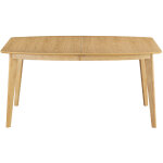 Table � manger extensible scandinave en bois clair l150 - 200 leena