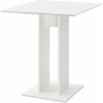 Helloshop26 - table à manger de forme carrée table design pour salle à manger cuisine salon panneau de ... Helloshop26 - table à manger de forme carrée table design pour salle à manger cuisine salon panneau de ...