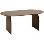 Atmosphera - table  manger isana l180cm marron crateur d'intrieur