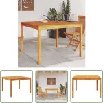 Table � manger de jardin 110x110x75 cm bois d'acacia massif - table � manger ext�rieur - table jardin ...