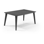 Allibert - table � manger de jardin lima en r�sine 160cm - graphite - keter