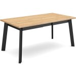 Skraut home - table � manger, meuble salle � manger, 170, pour 8 personnes, pieds en bois, style moderne, ...