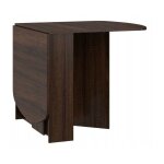 Table � manger ovale pliante sonoma sombre 150x80cm mod�le:homni 2 table pliable papillon