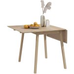 Table  manger pliante un abattant - 3, 4 personnes - bois de pin naturel