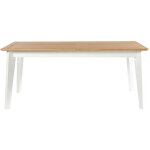 Hellin - table à manger rectangulaire extensible en chêne l180 / 260 - joyce Hellin - table à manger rectangulaire extensible en chêne l180 / 260 - joyce