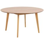 Hellin - table  manger ronde en bois 8 places d140 - leta
