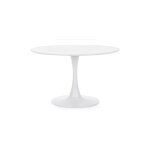 Hellin - table de salle à manger table bloom blanche d100 Hellin - table de salle à manger table bloom blanche d100