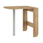 Bb - loisir - table � manger semi - ovale pliante couleur or artisan 81x80cm mod�le:homni 6 table pliable ...