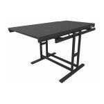 Blumie - table modulable (l120 x l78 x h77, 5 cm) convertible en etag�re - style industriel
