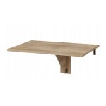Table murale pliable �tag�re rabattable 100x70 ch�ne sonoma mod�le: homni 8 table pliante