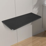 Table murale rabattable petite table rabattable pour cuisine buanderie restaurant bureau(noir)