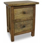 Helloshop26 - table de nuit chevet commode armoire meuble chambre bois de récupération massif 40 x 30 ... Helloshop26 - table de nuit chevet commode armoire meuble chambre bois de récupération massif 40 x 30 ...