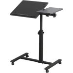 Yongqing - table pour ordinateur portable mobile avec 4 roulettes bureau r�glable en hauteur 58 - 90 ...