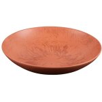 Table passion - assiette creuse onyx 22 cm terracotta (lot de 6)