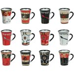 Table passion - coffret de 12 tasses � expresso color 8 cl