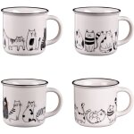 Table passion - coffret 4 mugs 35 cl friends