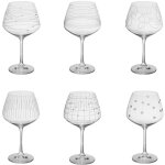 Table passion - coffret de 6 verres � pied d�gustation graphik 58 cl