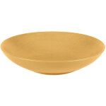 Table passion - grande assiette creuse v�suvio safran 25 cm (lot de 6)