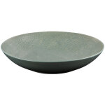 Table passion - grande assiette creuse v�suvio sauge 25 cm (lot de 6)