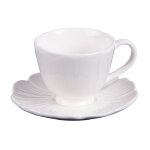 Table passion - tasse � caf� avec sous tasse ginkgo 10 cl (lot de 6)
