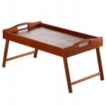 Table de petit - d�jeuner kadax avec ordinateur portable et plateau de lit
