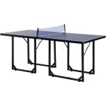 Homcom - table de ping - pong tennis de table pliable compacte pieds de nivellement antidérapants acier ... Homcom - table de ping - pong tennis de table pliable compacte pieds de nivellement antidérapants acier ...