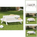 Table de pique - nique avec bac � sable pour enfants pin massif - table de pique - nique - table enfant ...